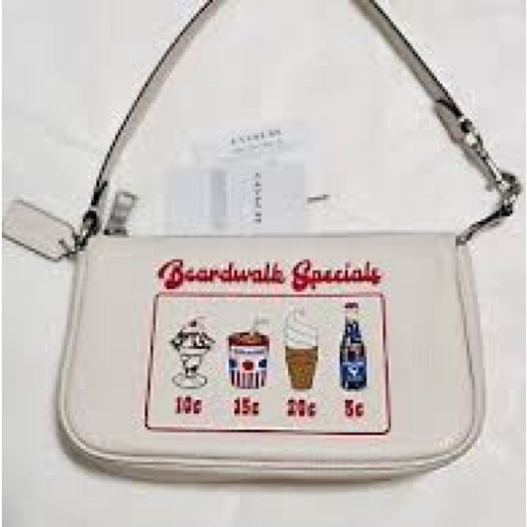 Coach White Boardwalk Specials Wristlet